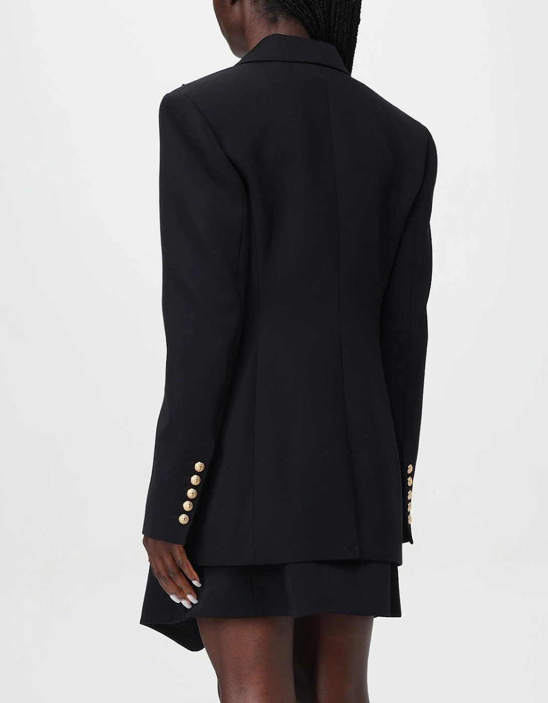 Tailored Blazer with Gold Buttons