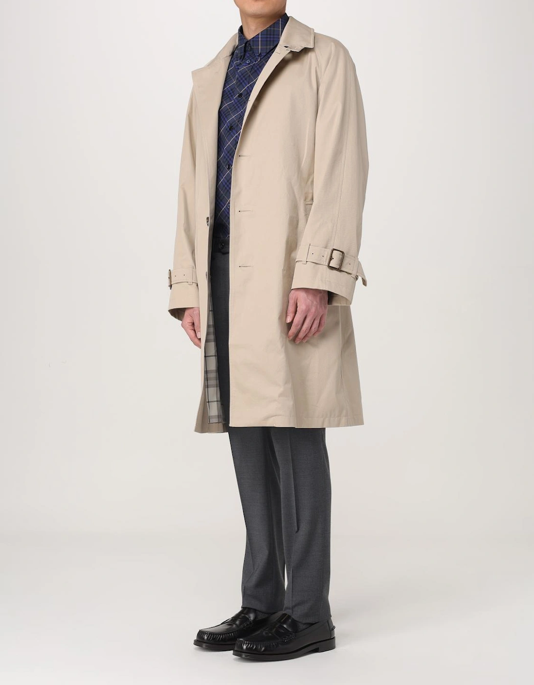 Belted Trench Coat Classic Design