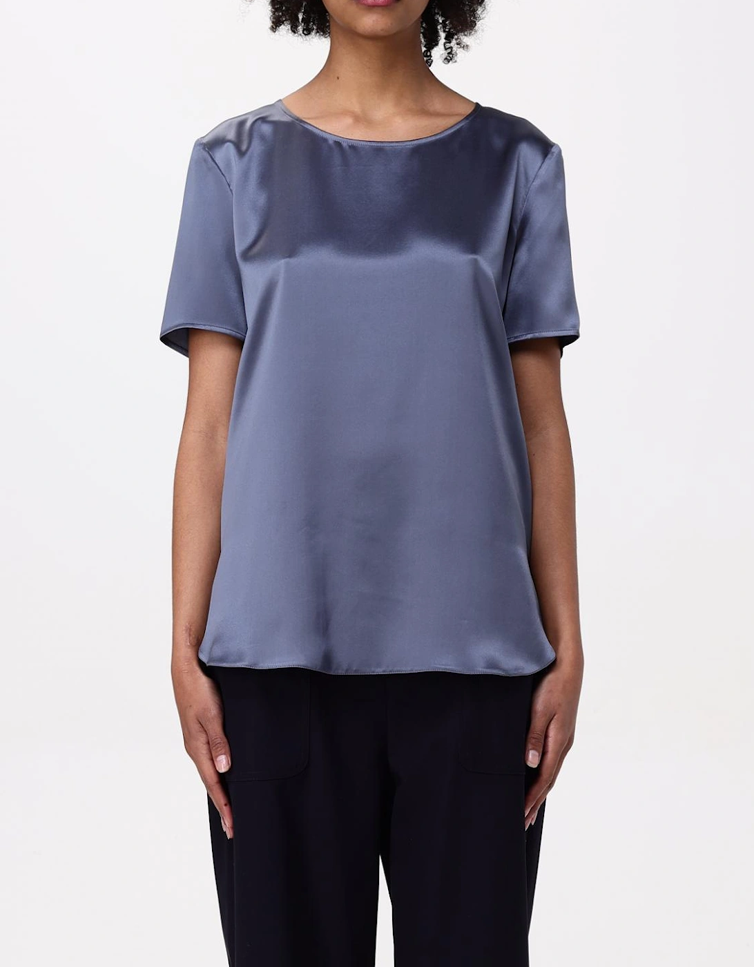 Silk Short Sleeve Blouse, 8 of 7