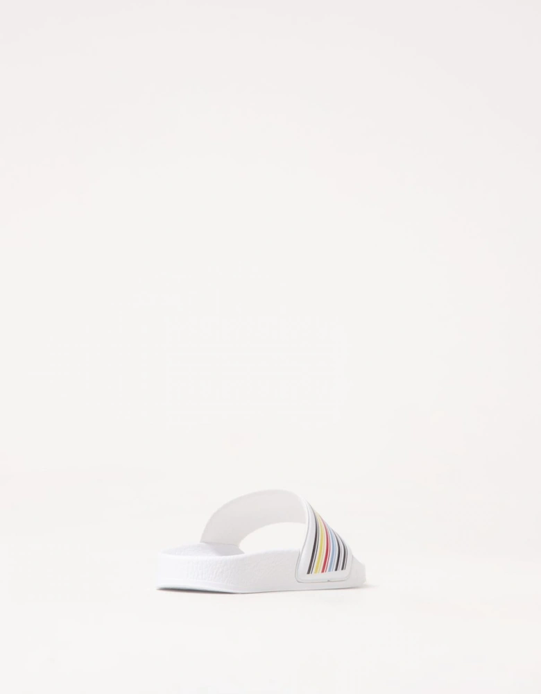 Kids Slides Multicolor Stripes