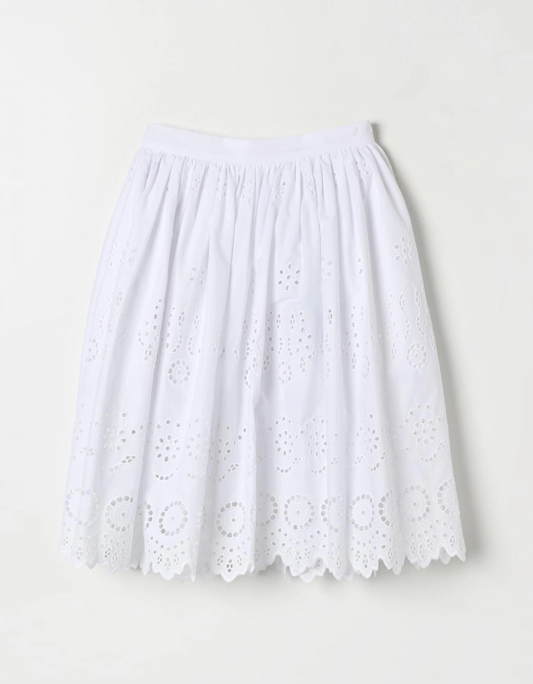 Eyelet Aline Skirt Scalloped Hem, 4 of 3