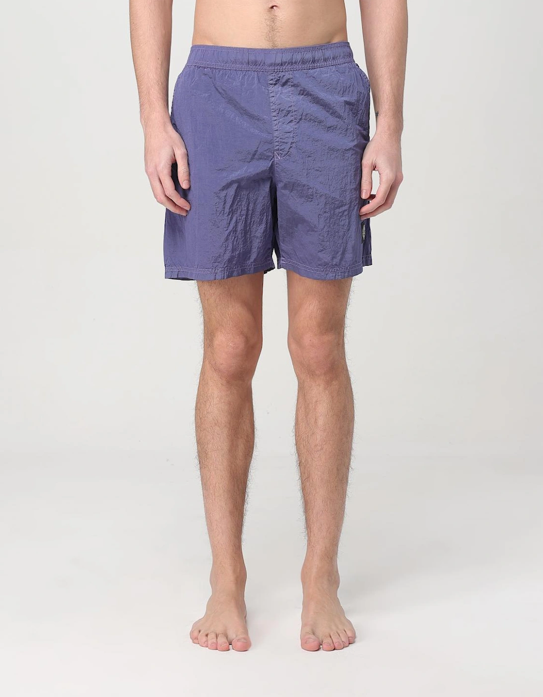 Nylon Metal Swim Shorts Relaxed Fit