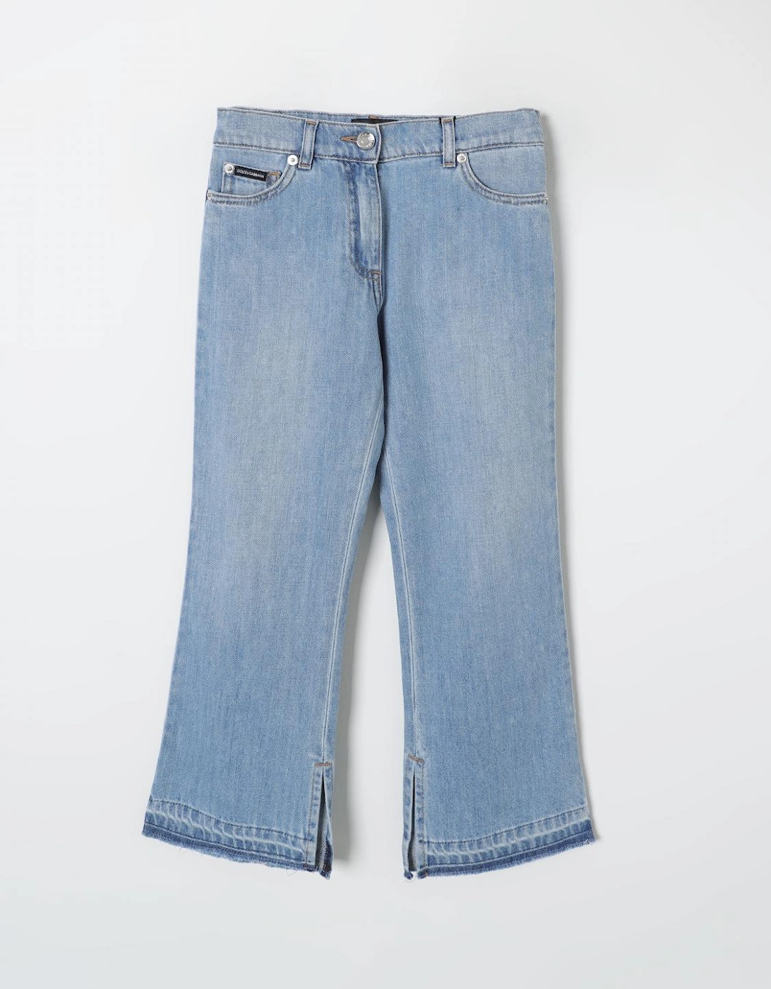Kids Flare Jeans with Side Slits, 4 of 3