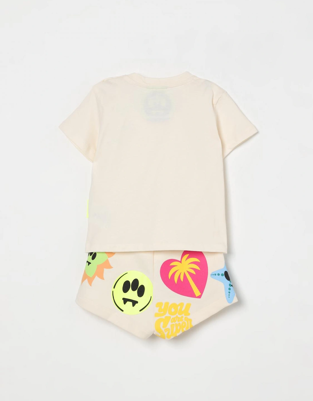 Kids Summer Graphic Tee and Shorts Set
