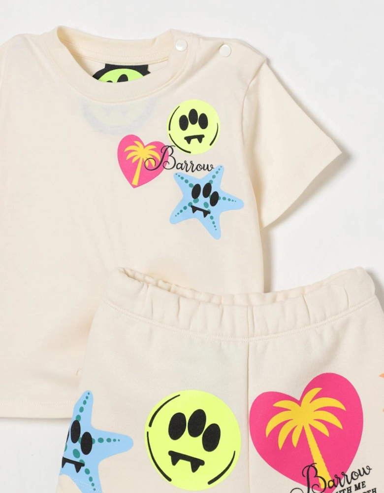 Kids Summer Graphic Tee and Shorts Set