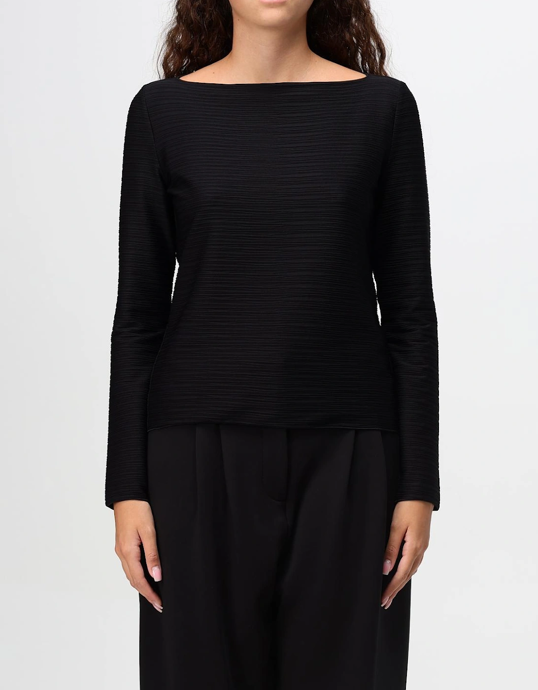 Pleated Long Sleeve Top, 4 of 3