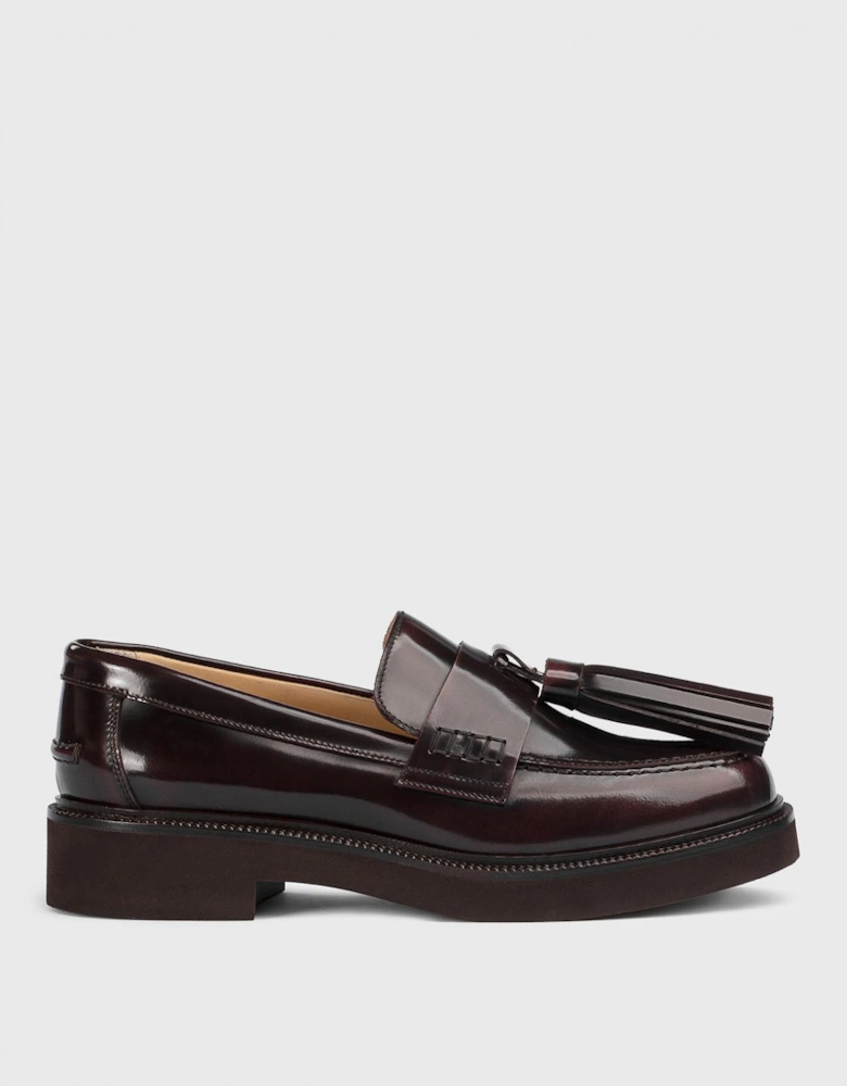 Leather Tassel Loafers Casual Style