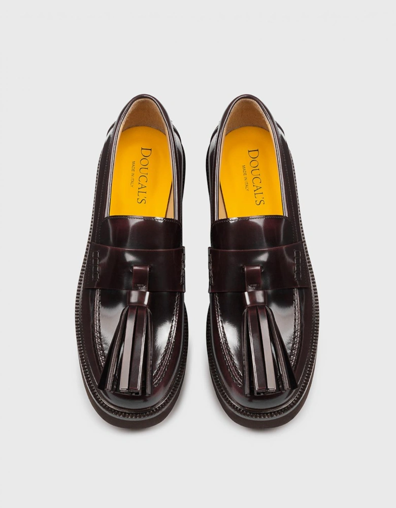 Leather Tassel Loafers Casual Style