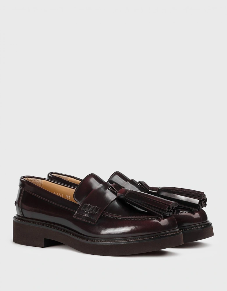 Leather Tassel Loafers Casual Style