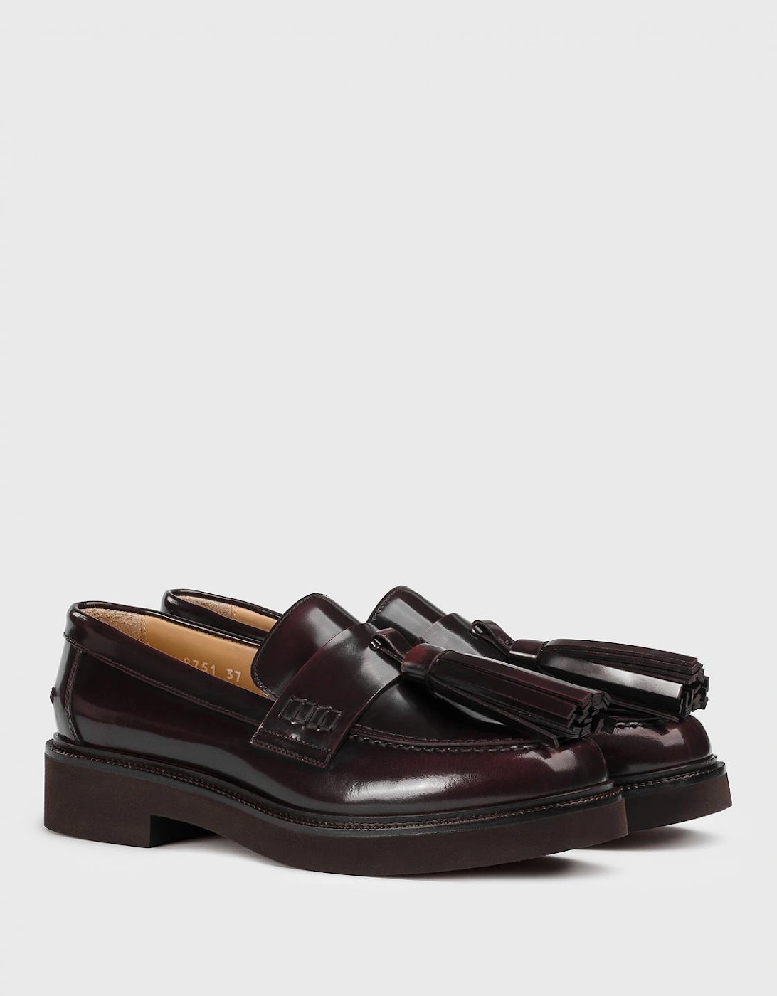 Leather Tassel Loafers Casual Style