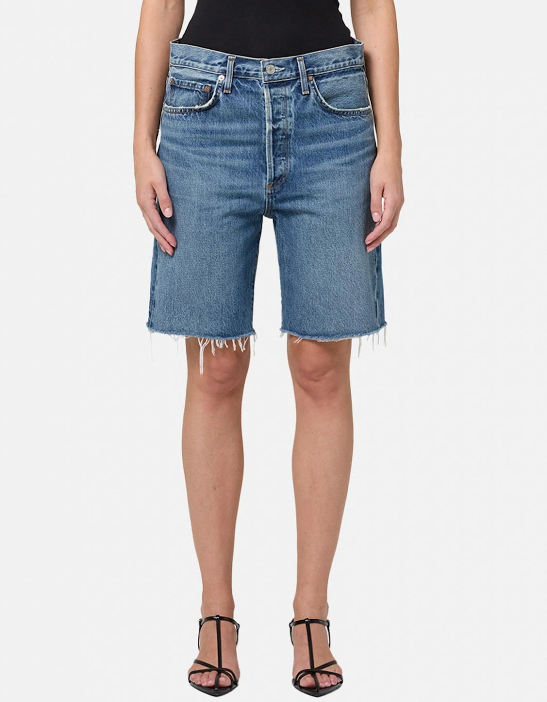 Riley HighRise Denim Shorts, 5 of 4
