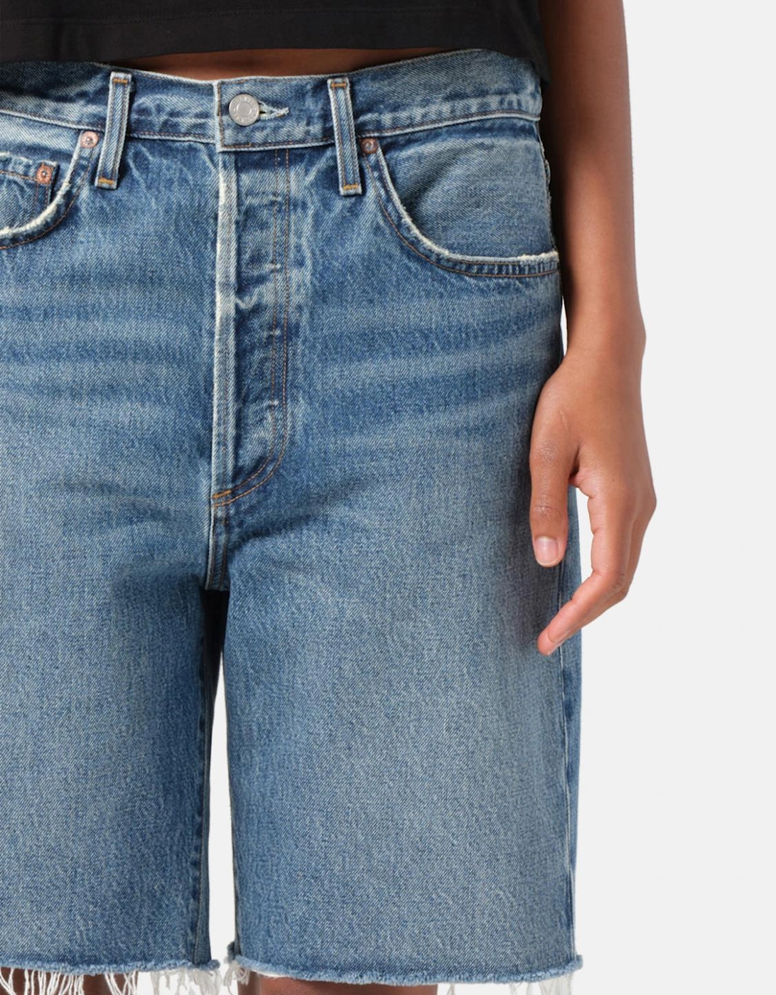 Riley HighRise Denim Shorts