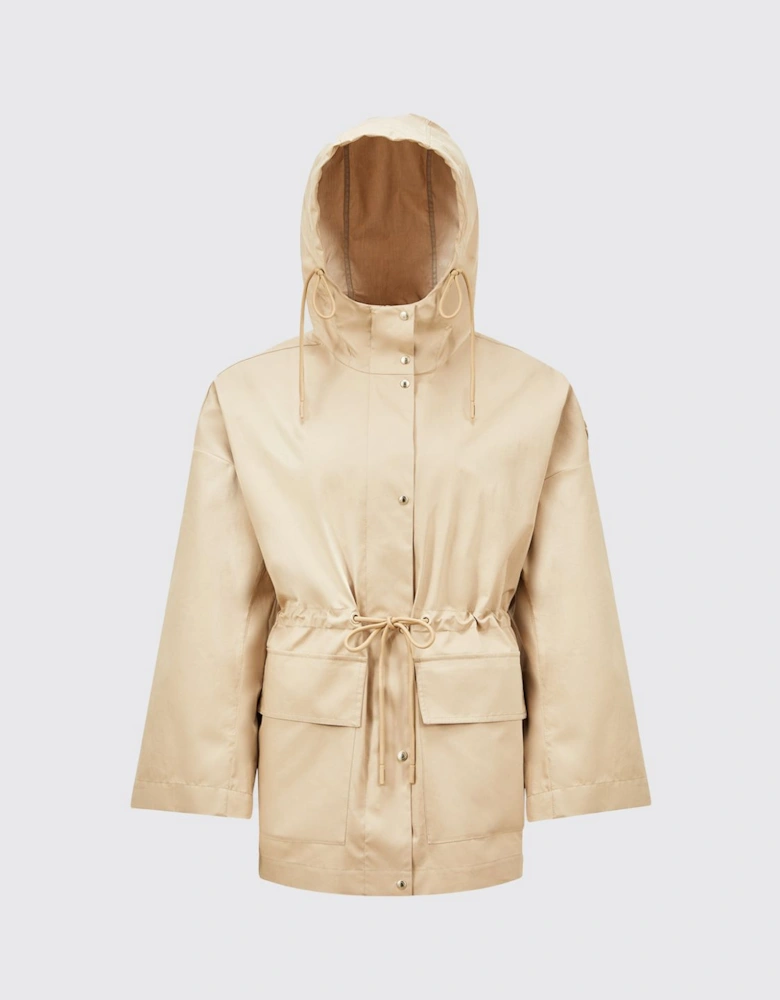 Hooded Drawstring Jacket