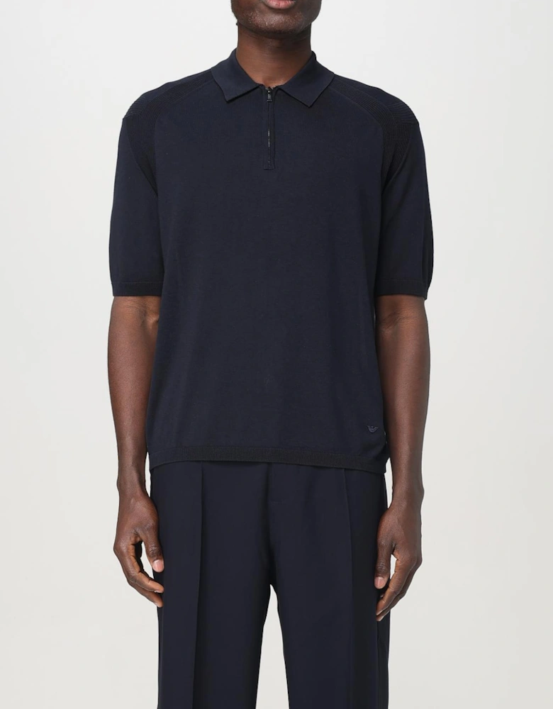 Short Sleeve Zip Polo Shirt