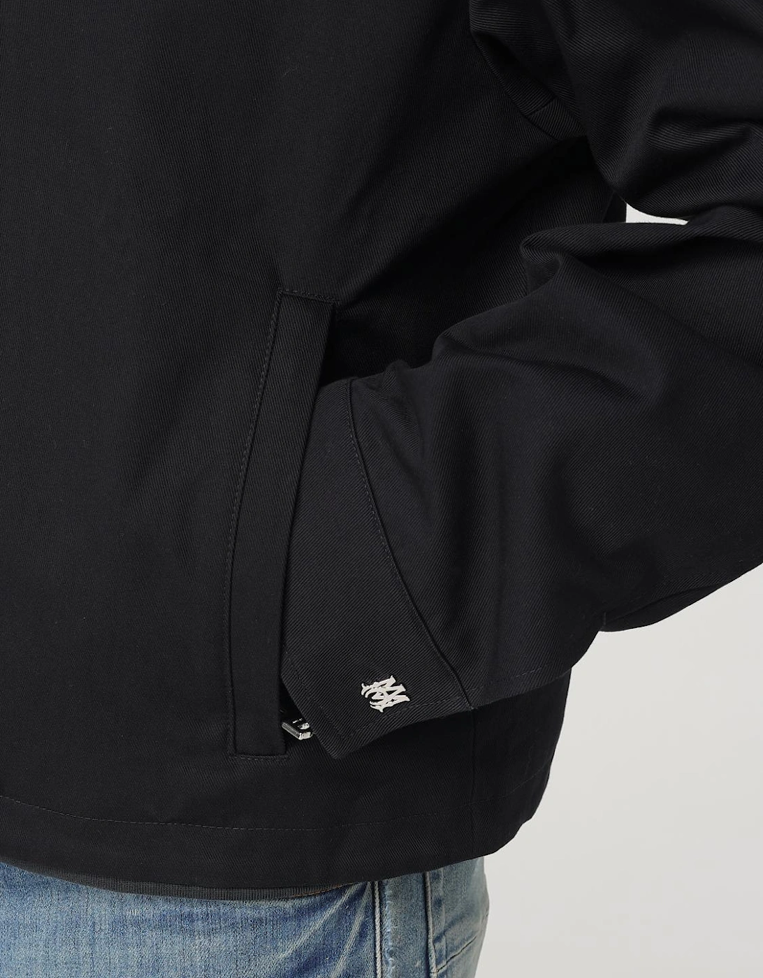 Embroidered Script Jacket