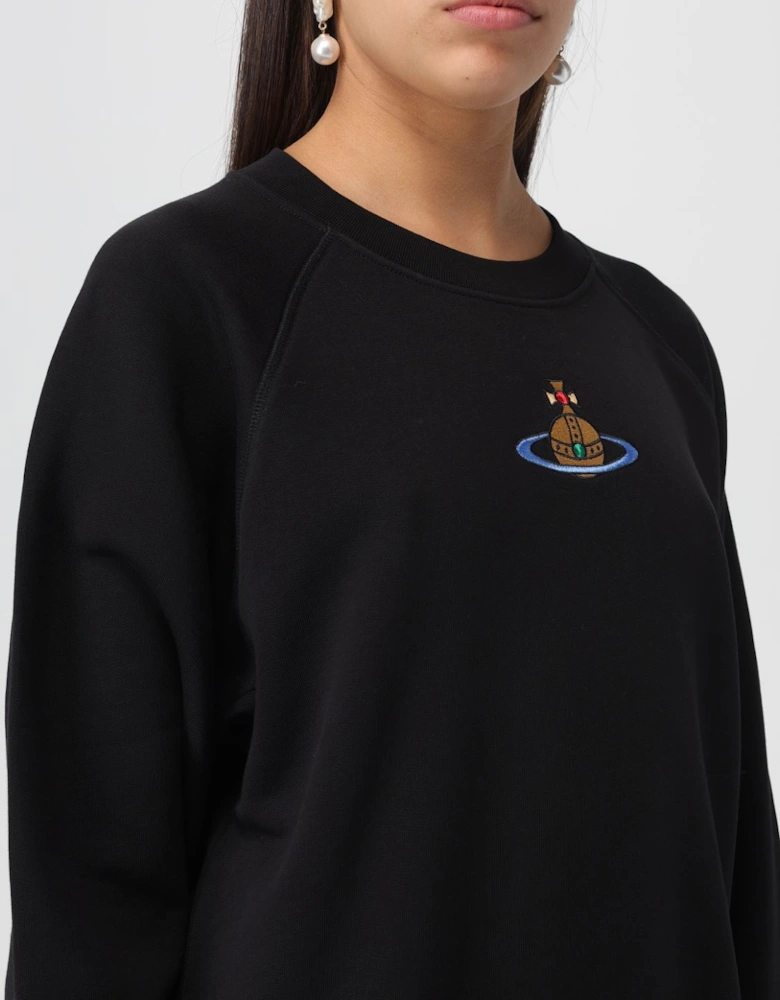 Orb Sweatshirt Crew Neck Embroidered