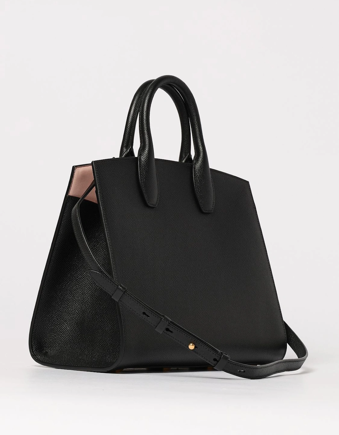 Studio Top Handle Bag Leather
