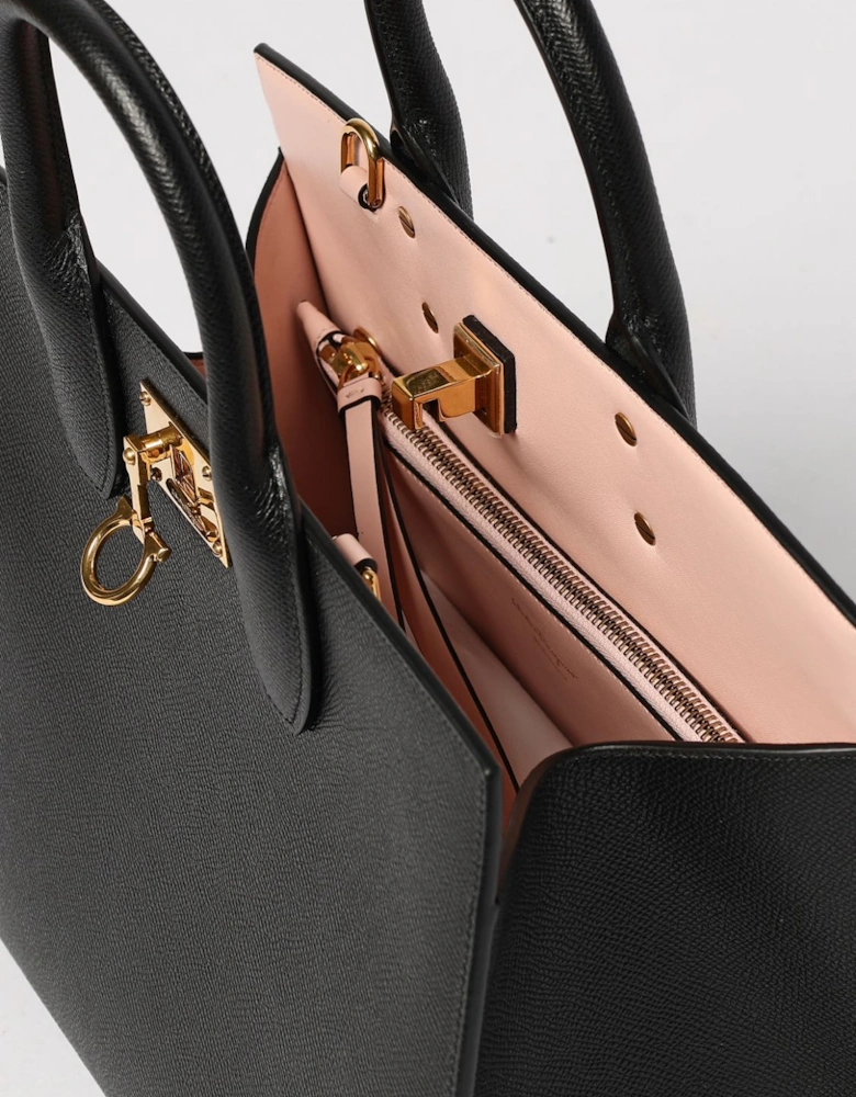 Studio Top Handle Bag Leather