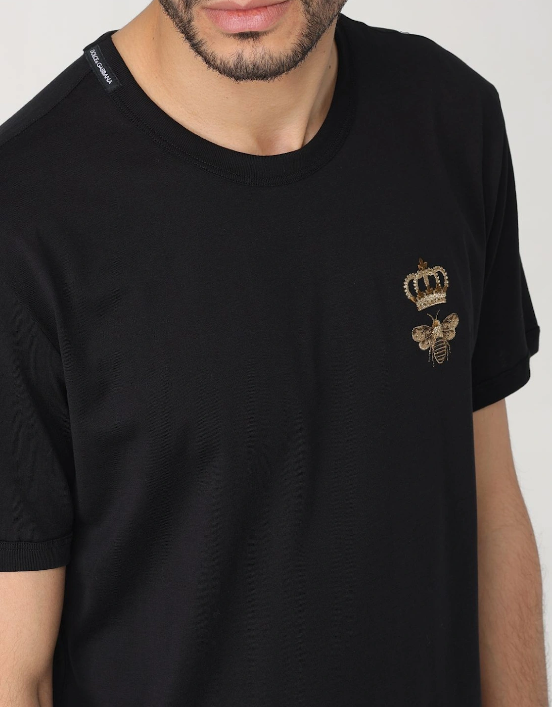 Bee Crown Embroidered Tee