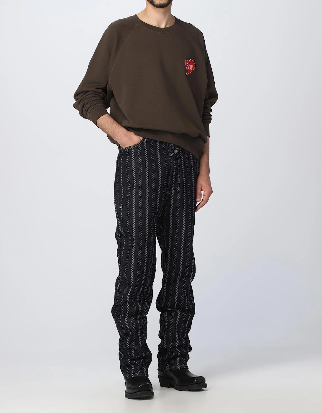 Heart Logo Crewneck Sweatshirt