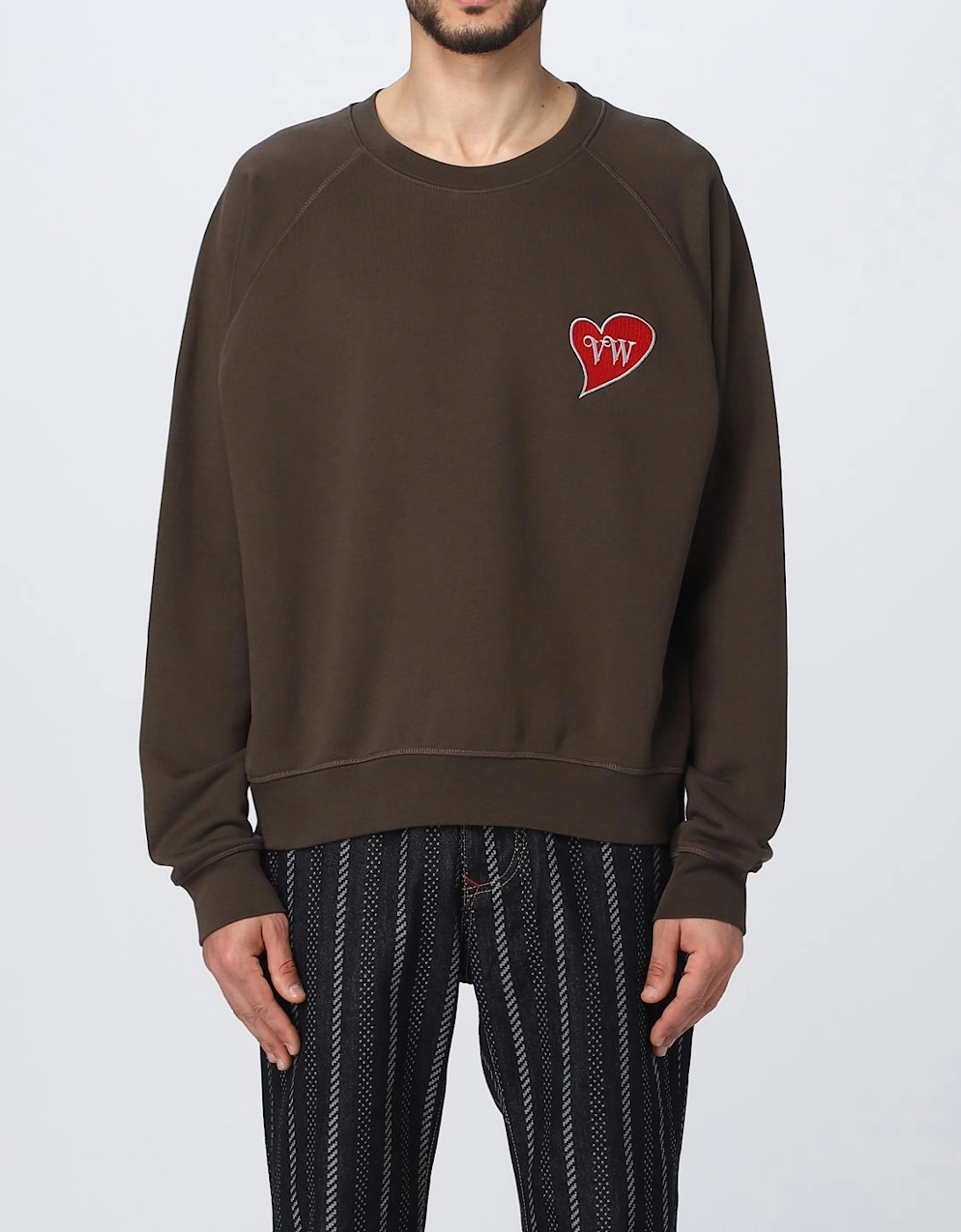 Heart Logo Crewneck Sweatshirt, 6 of 5