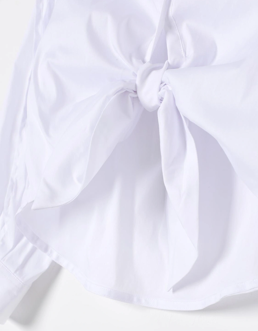 TieFront Collared Shirt