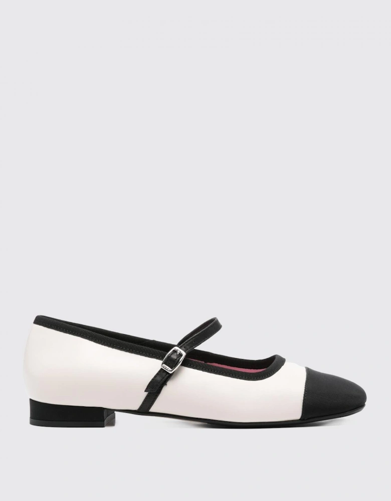 TwoTone Mary Jane Flats