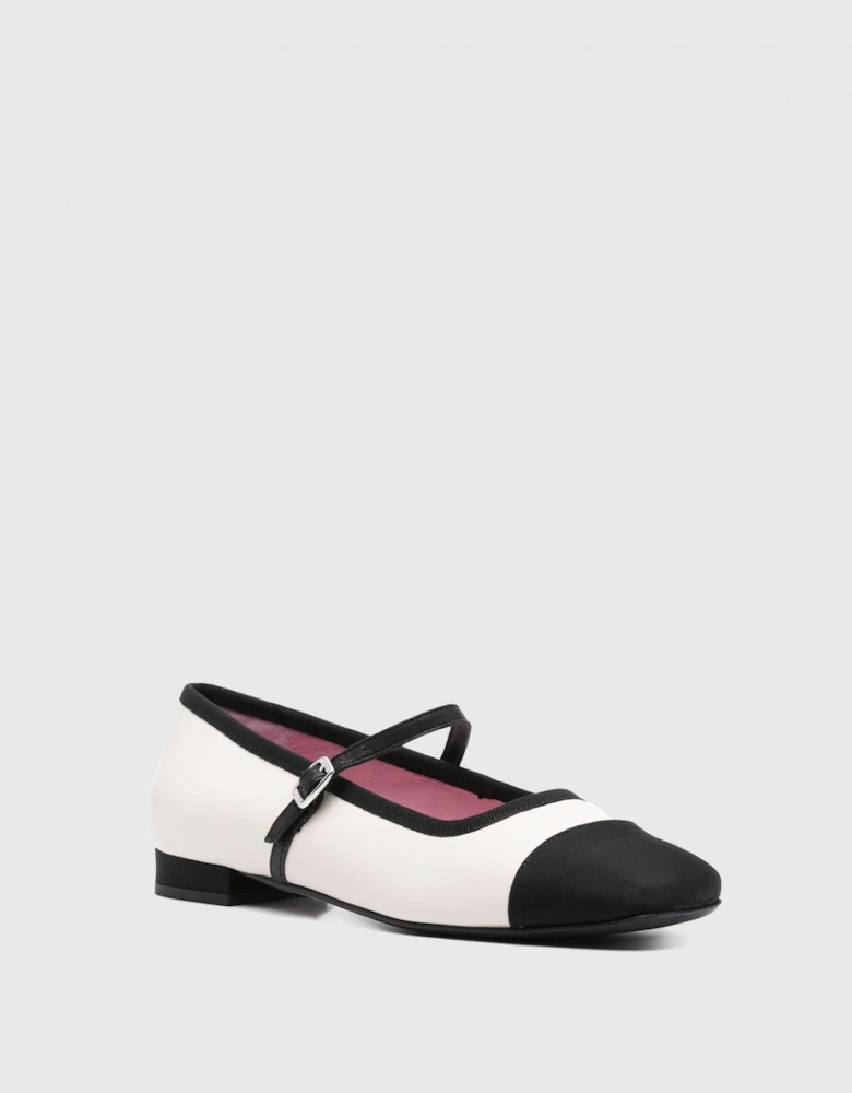 TwoTone Mary Jane Flats