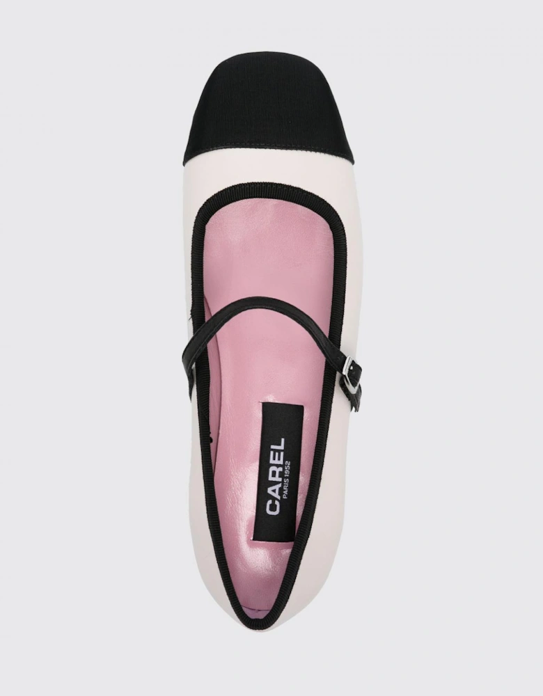 TwoTone Mary Jane Flats