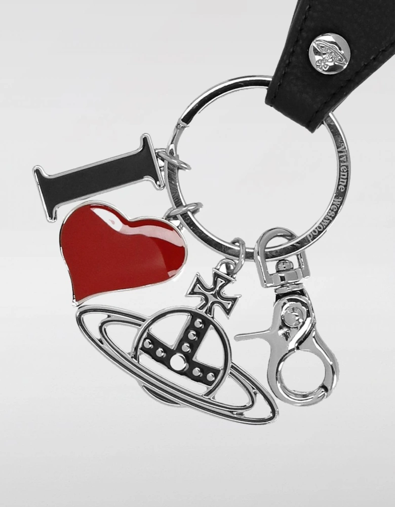 Orb Heart Keychain