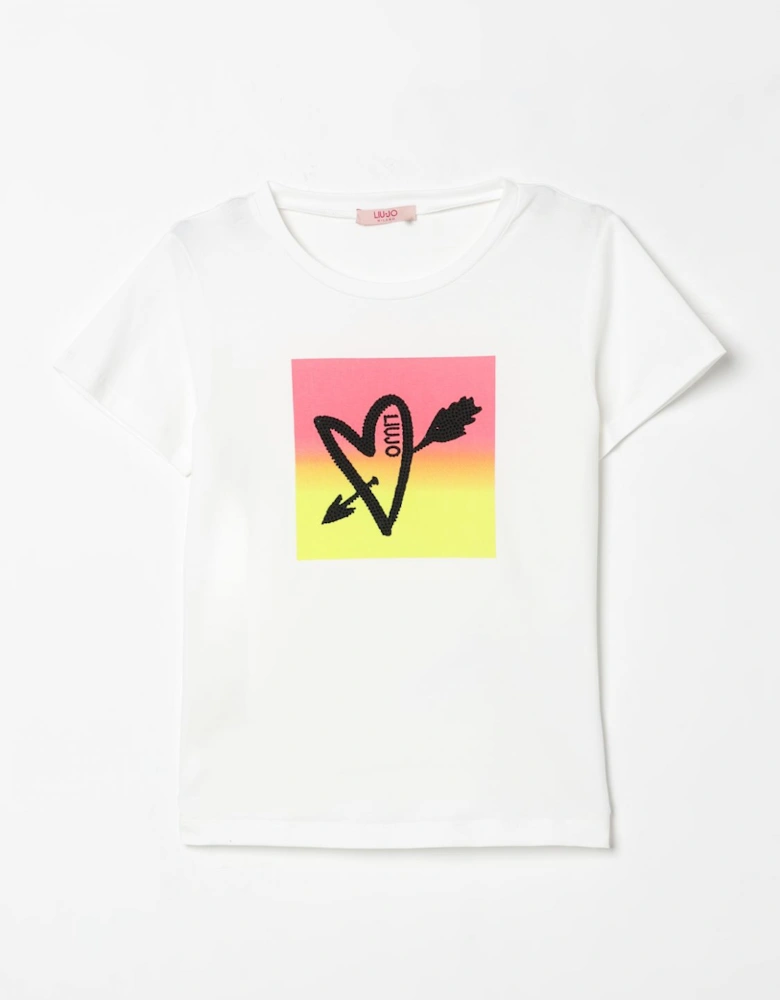 Girls Heart Graphic Tee