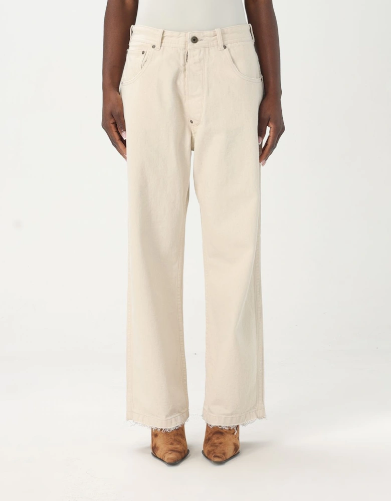 WideLeg Jeans Raw Hem