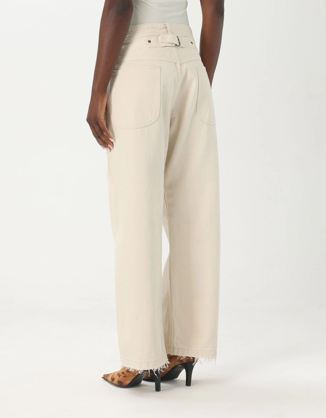 WideLeg Jeans Raw Hem