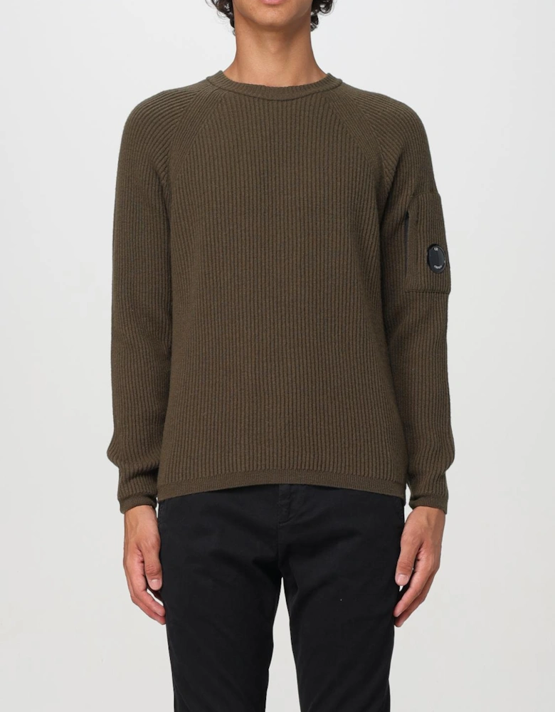 Ribbed Goggle Knit Sweater