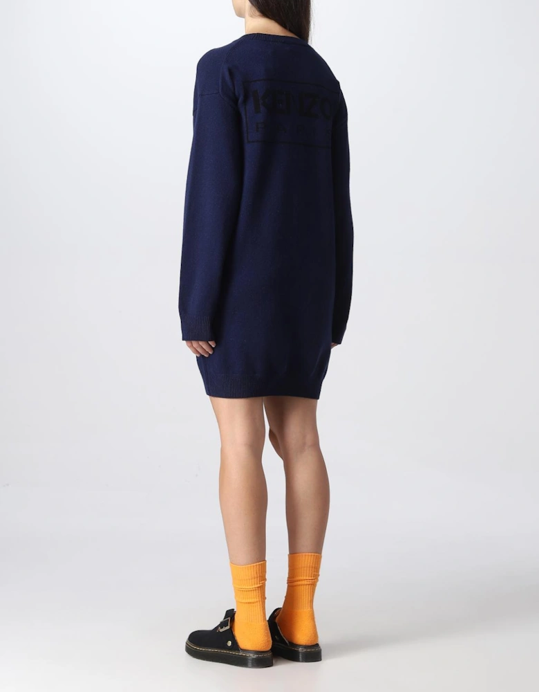 Elegant Midi Dress with Unique Detailing