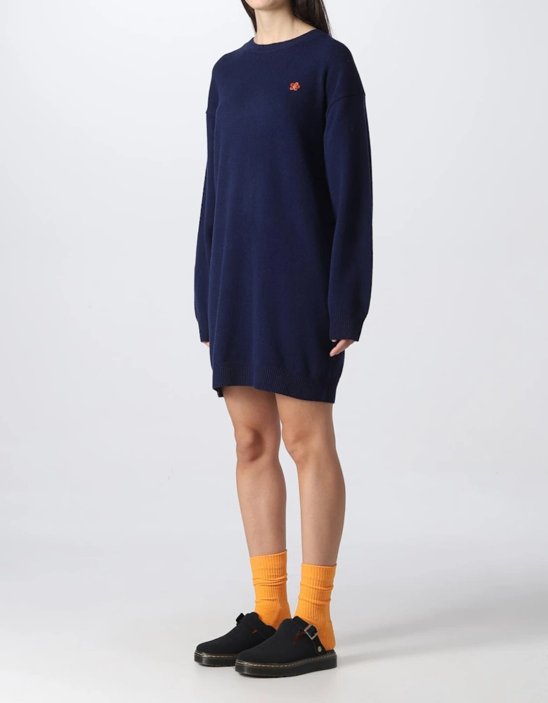 Elegant Midi Dress with Unique Detailing
