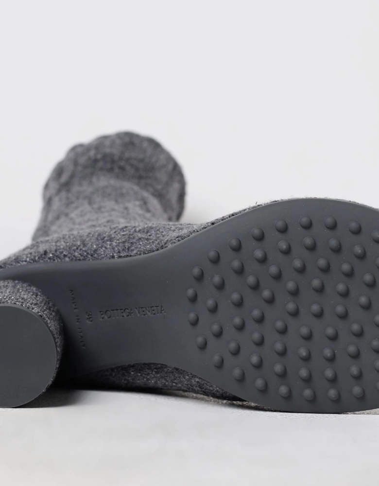 Knitted Wool Stretch Boot