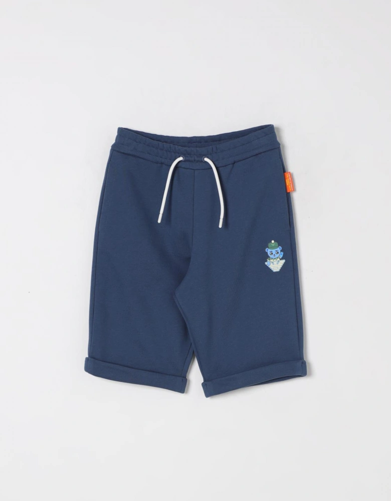 Kids Shorts with Cute Bear Design
