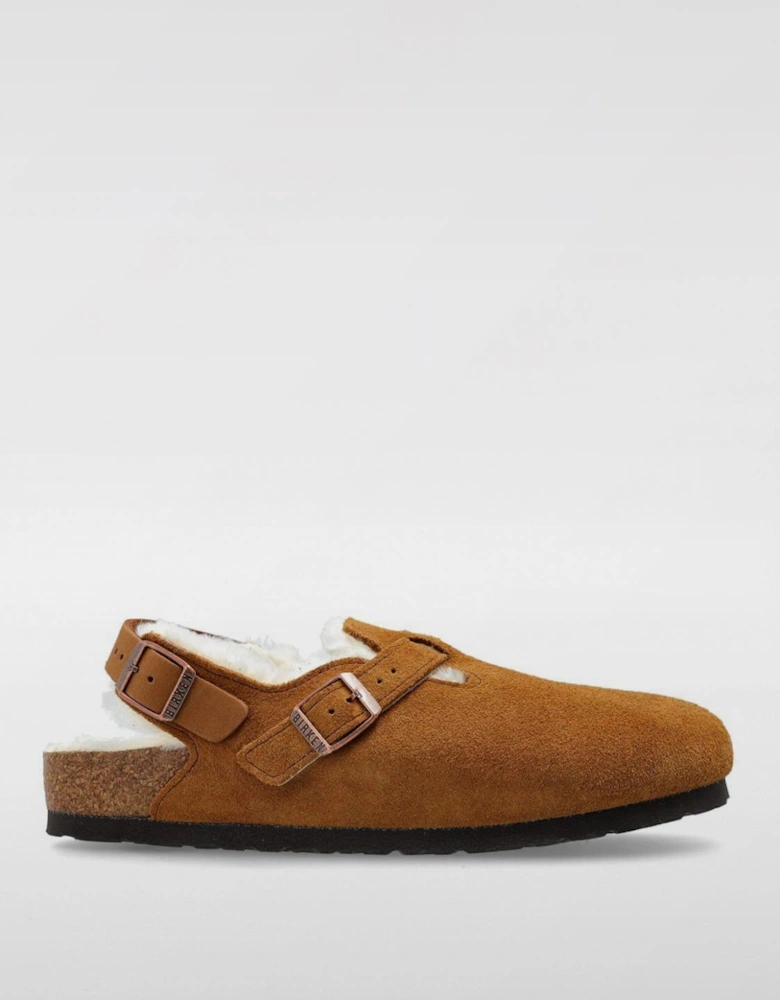 Boston Shearling Clog Suede