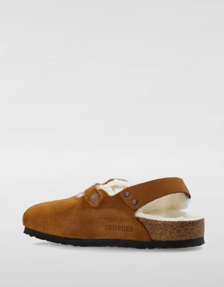 Boston Shearling Clog Suede