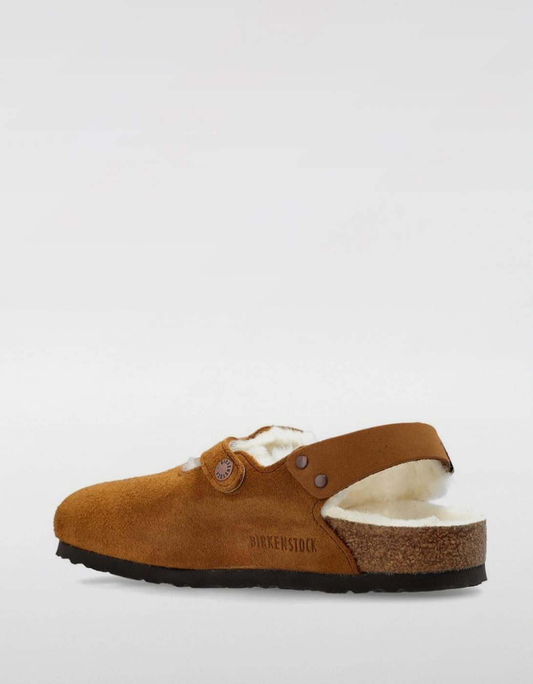 Boston Shearling Clog Suede