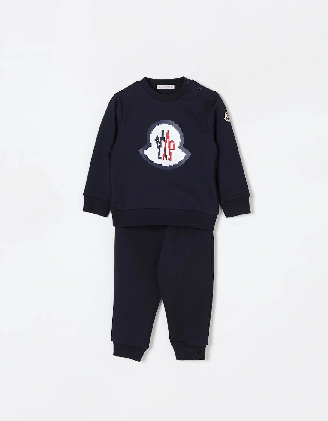 Baby Pixelated Logo Sweatshirt Set, 4 of 3