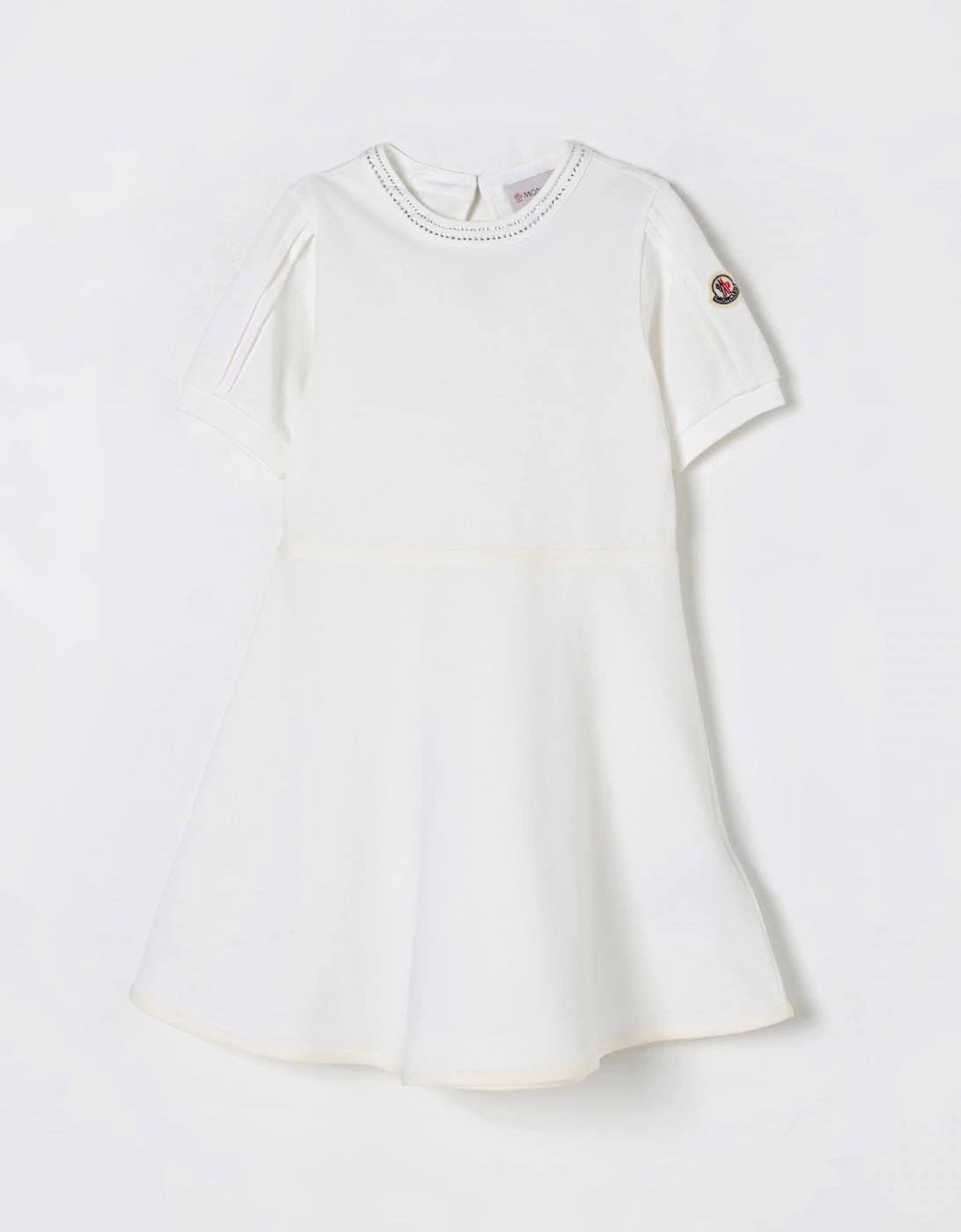 Girls Short Sleeve Embellished Dress, 5 of 4