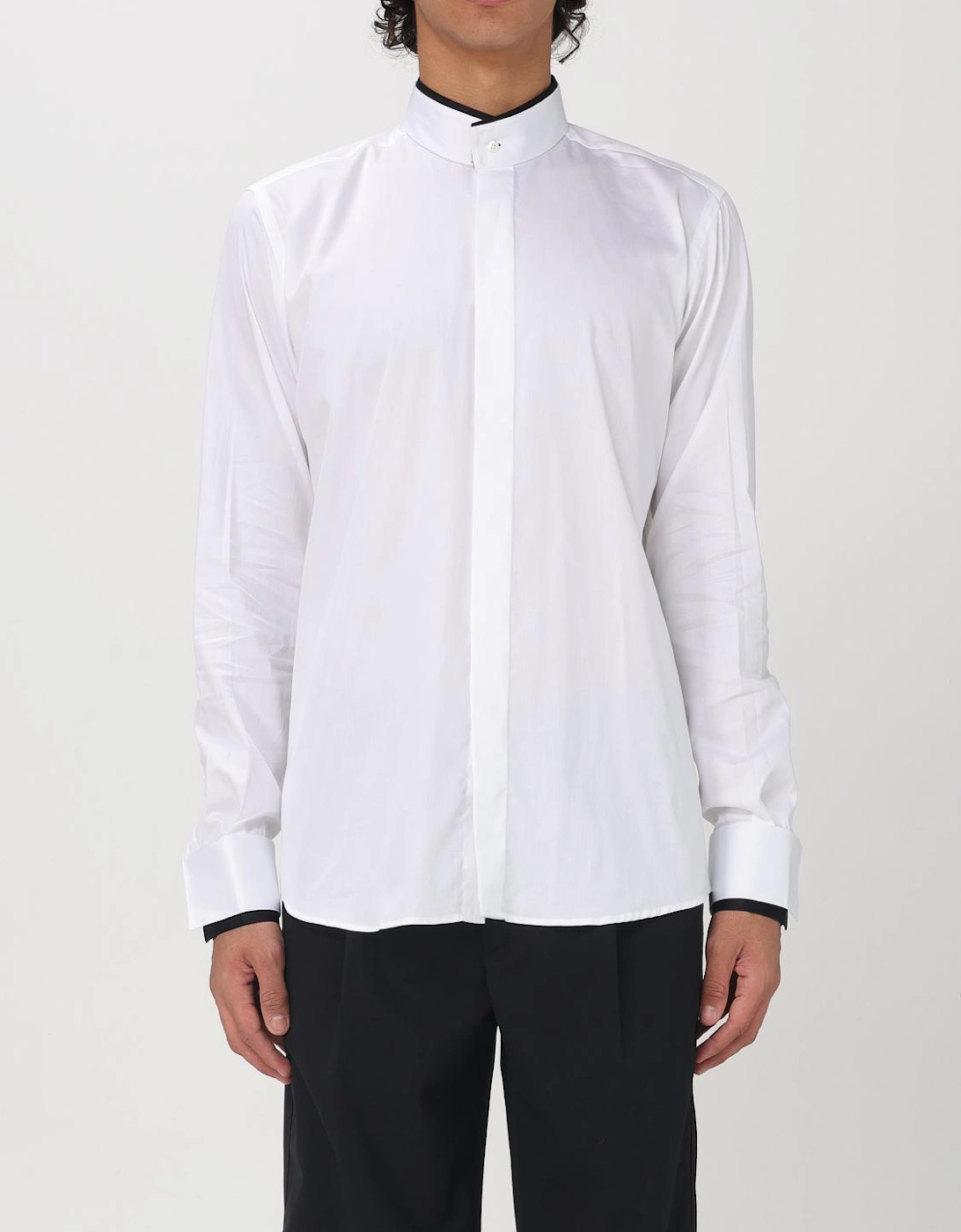 Mandarin Collar Shirt Relaxed Fit, 4 of 3