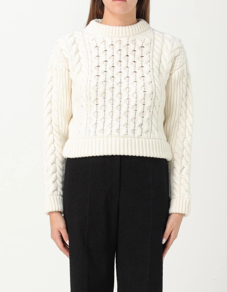 Cable Knit Merino Wool Sweater