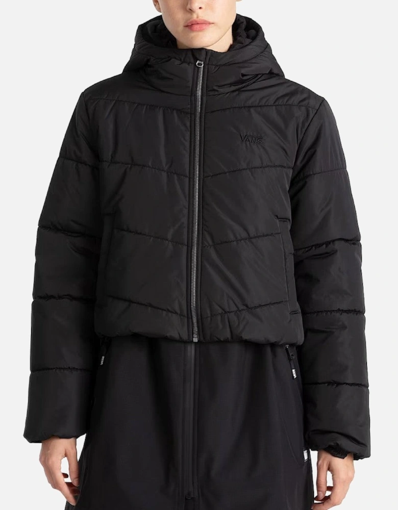 Polyester Long Sleeve Bomber Jacket with Zip and Logo