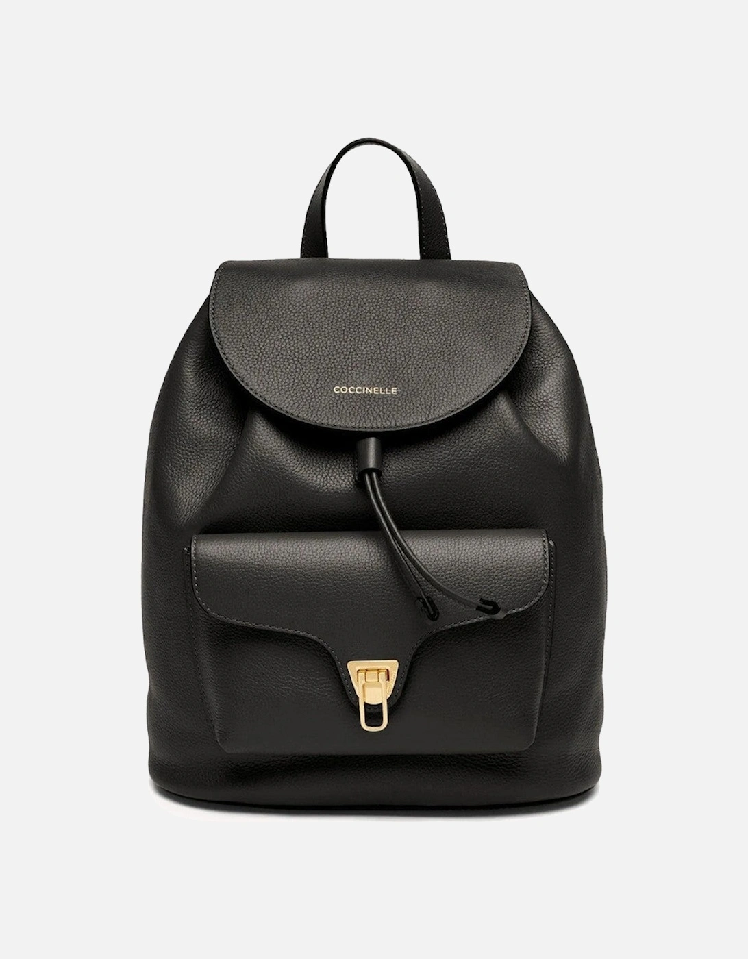 Leather Backpack with Magnetic Fastening and External Pocket, 4 of 3