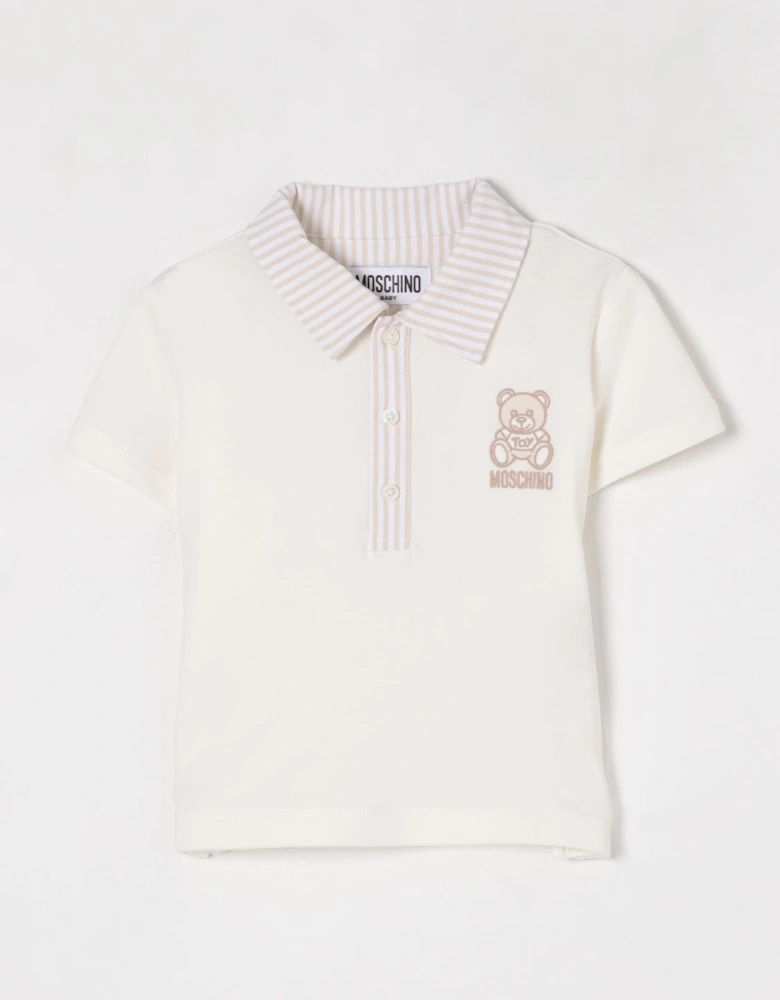 Infant Baby Polo Shirt Teddy Bear Embroidery