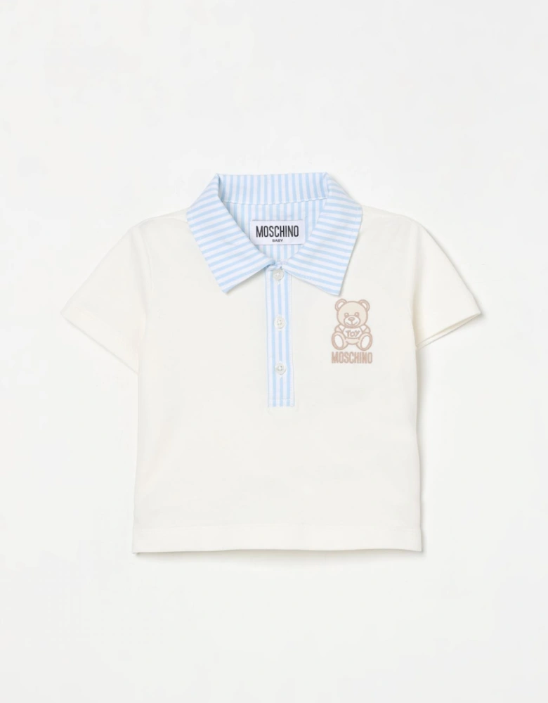 Infant Baby Polo Shirt Teddy Bear Embroidery