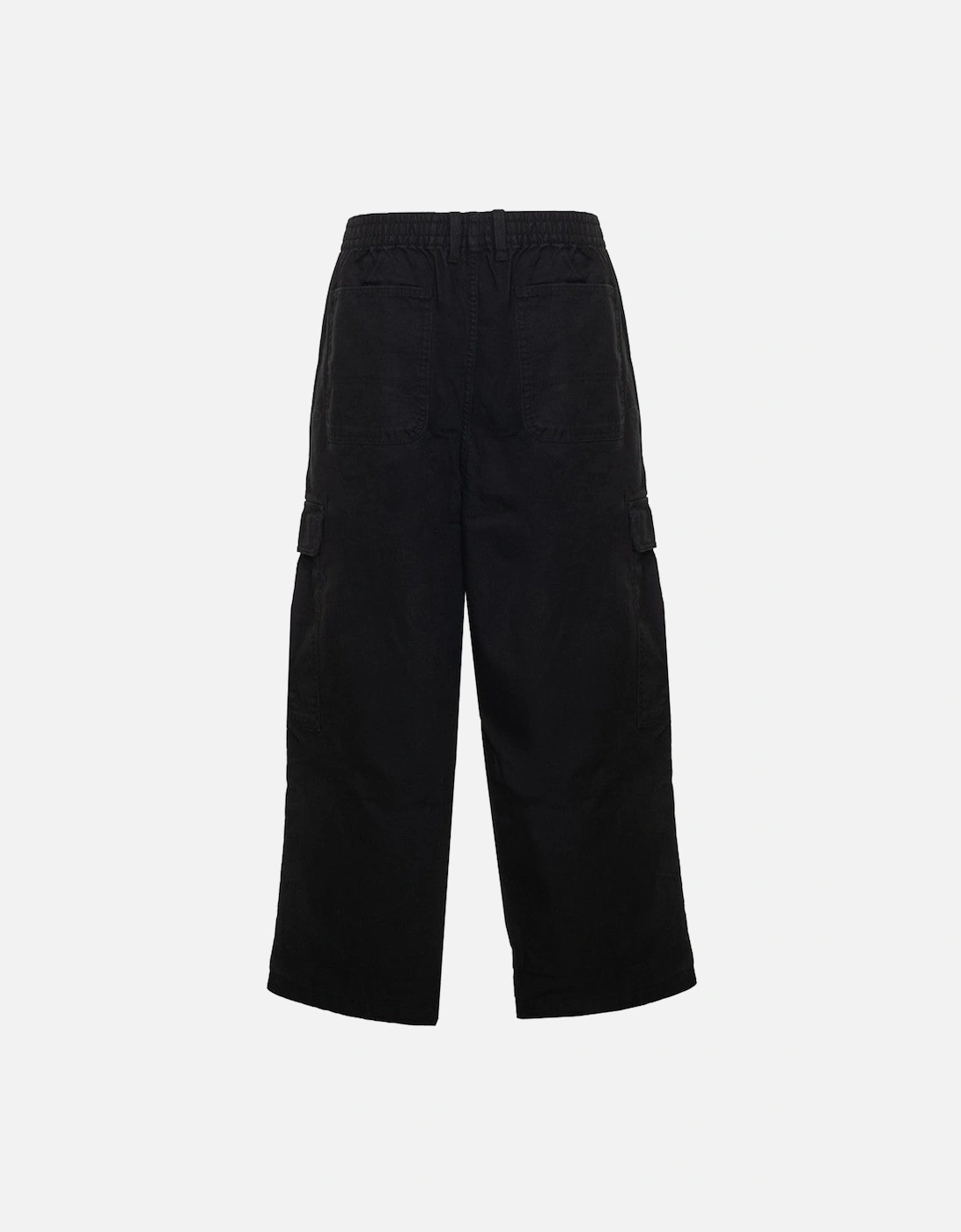 Cotton Trousers with Button and Zip Fastening